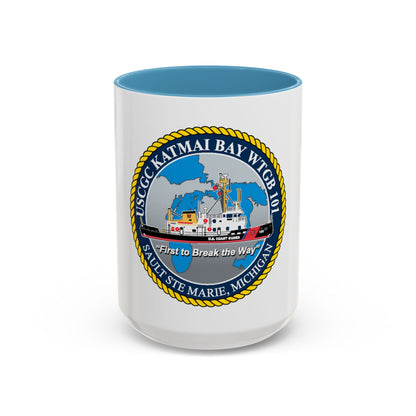 USCG Katmai Bay WTGB 101 (U.S. Coast Guard) Accent Coffee Mug