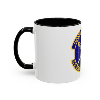 673d Comptroller Squadron (U.S. Air Force) Accent Coffee Mug