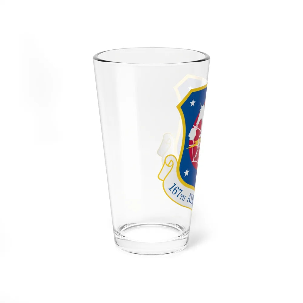 167th Airlift Wing (U.S. Air Force) Pint Glass 16oz-Go Mug Yourself