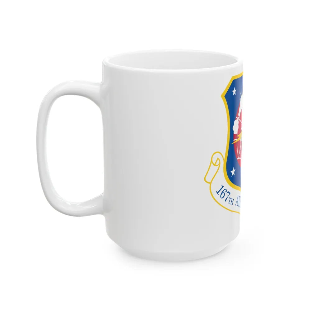 167th Airlift Wing (U.S. Air Force) White Coffee Mug-Go Mug Yourself