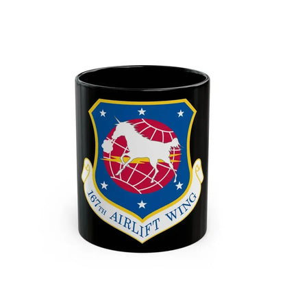 167th Airlift Wing (U.S. Air Force) Black Coffee Mug 11oz - Go Mug Yourself