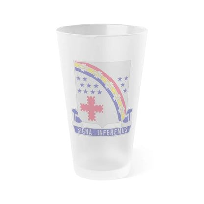 167th Infantry Regiment (U.S. Army) Frosted Pint Glass 16oz-Go Mug Yourself