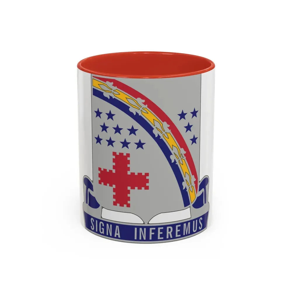 167th Infantry Regiment (U.S. Army) Accent Coffee Mug 11oz Red - Go Mug Yourself