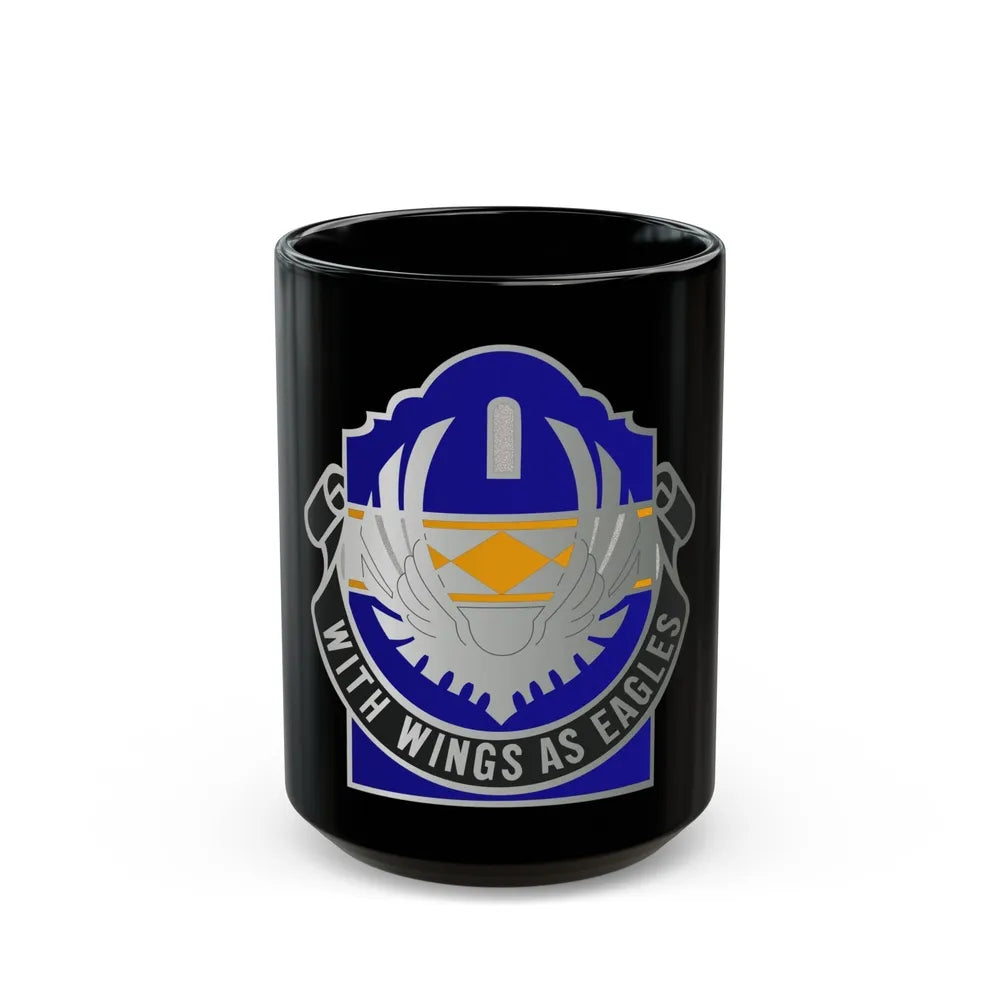 168 Aviation Group (U.S. Army) Black Coffee Mug-15oz-Go Mug Yourself