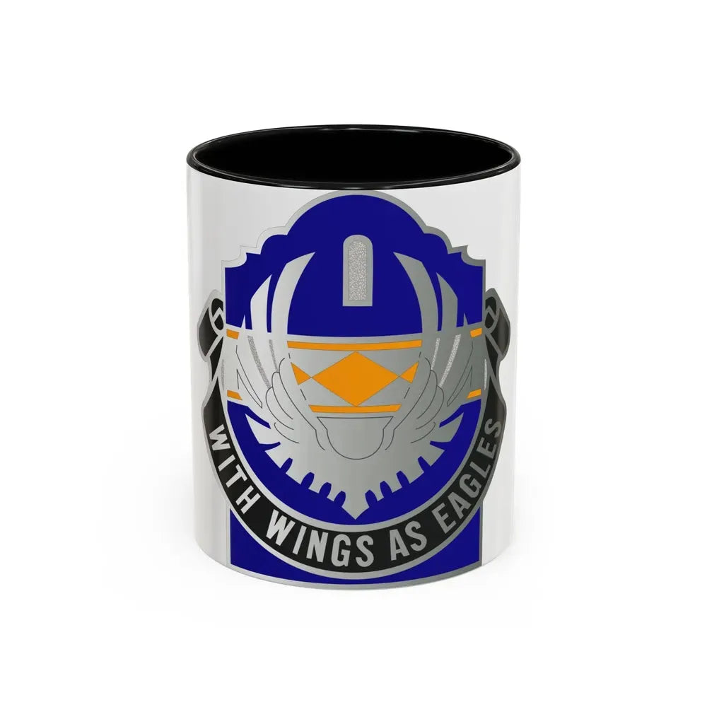 168 Aviation Group (U.S. Army) Accent Coffee Mug 11oz Black - Go Mug Yourself