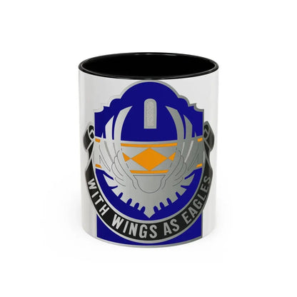 168 Aviation Group (U.S. Army) Accent Coffee Mug 11oz Black - Go Mug Yourself