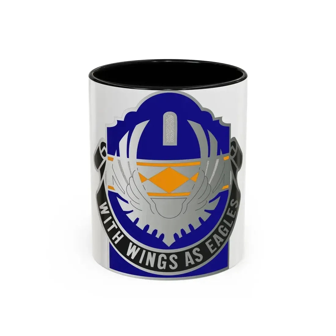 168 Aviation Group (U.S. Army) Accent Coffee Mug 11oz Black - Go Mug Yourself