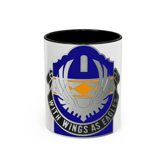 168 Aviation Group (U.S. Army) Accent Coffee Mug 11oz Black - Go Mug Yourself