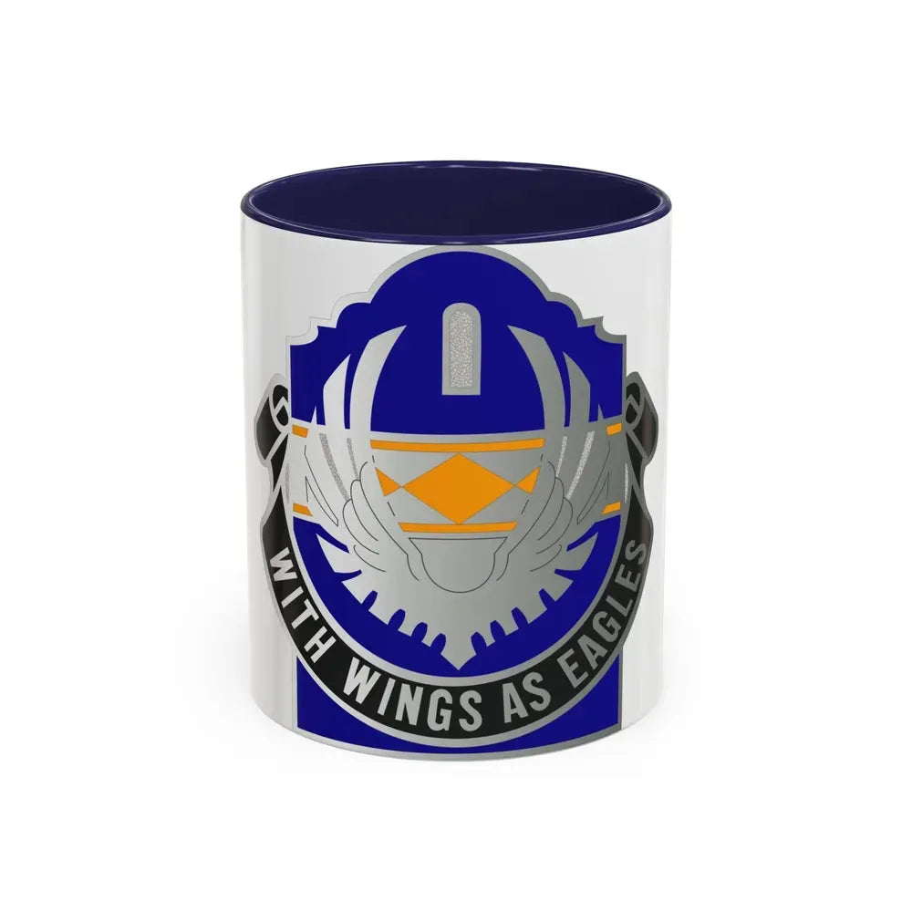 168 Aviation Group (U.S. Army) Accent Coffee Mug 11oz Navy - Go Mug Yourself