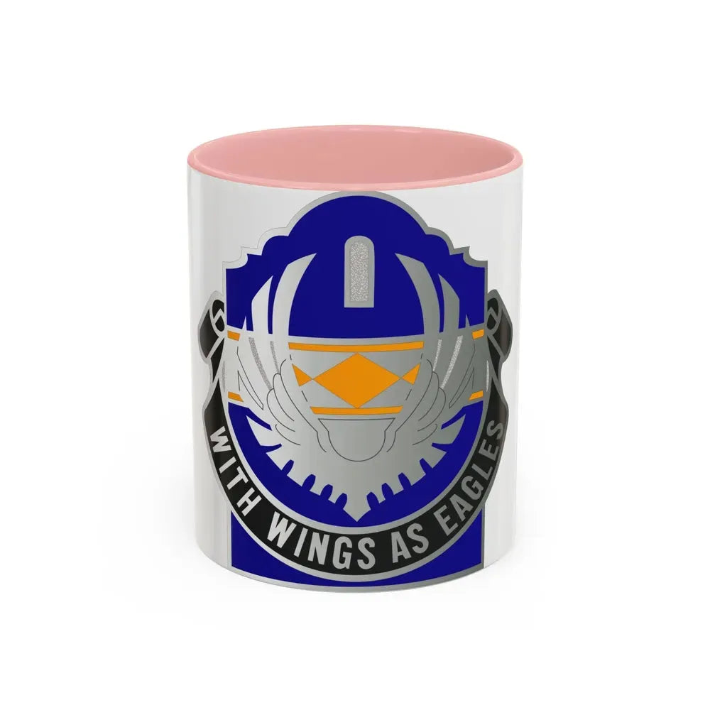 168 Aviation Group (U.S. Army) Accent Coffee Mug 11oz Pink - Go Mug Yourself