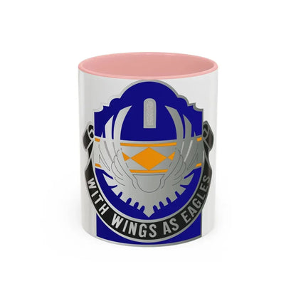 168 Aviation Group (U.S. Army) Accent Coffee Mug 11oz Pink - Go Mug Yourself