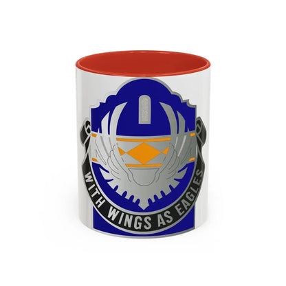 168 Aviation Group (U.S. Army) Accent Coffee Mug 11oz Red - Go Mug Yourself