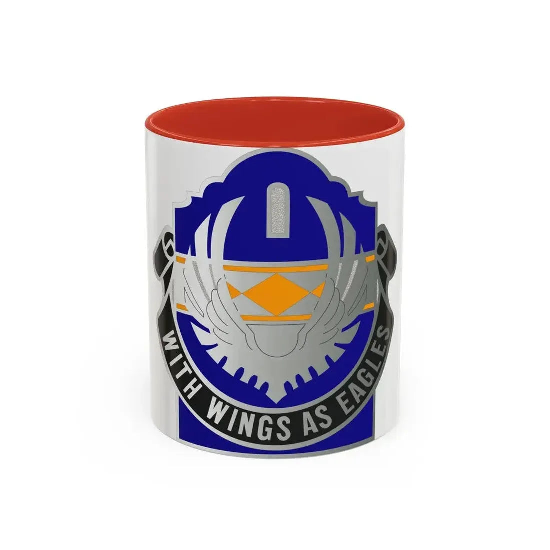 168 Aviation Group (U.S. Army) Accent Coffee Mug 11oz Red - Go Mug Yourself