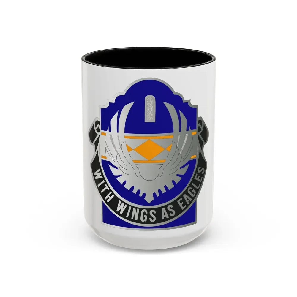 168 Aviation Group (U.S. Army) Accent Coffee Mug 15oz Black - Go Mug Yourself