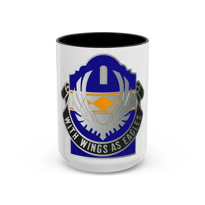168 Aviation Group (U.S. Army) Accent Coffee Mug 15oz Black - Go Mug Yourself
