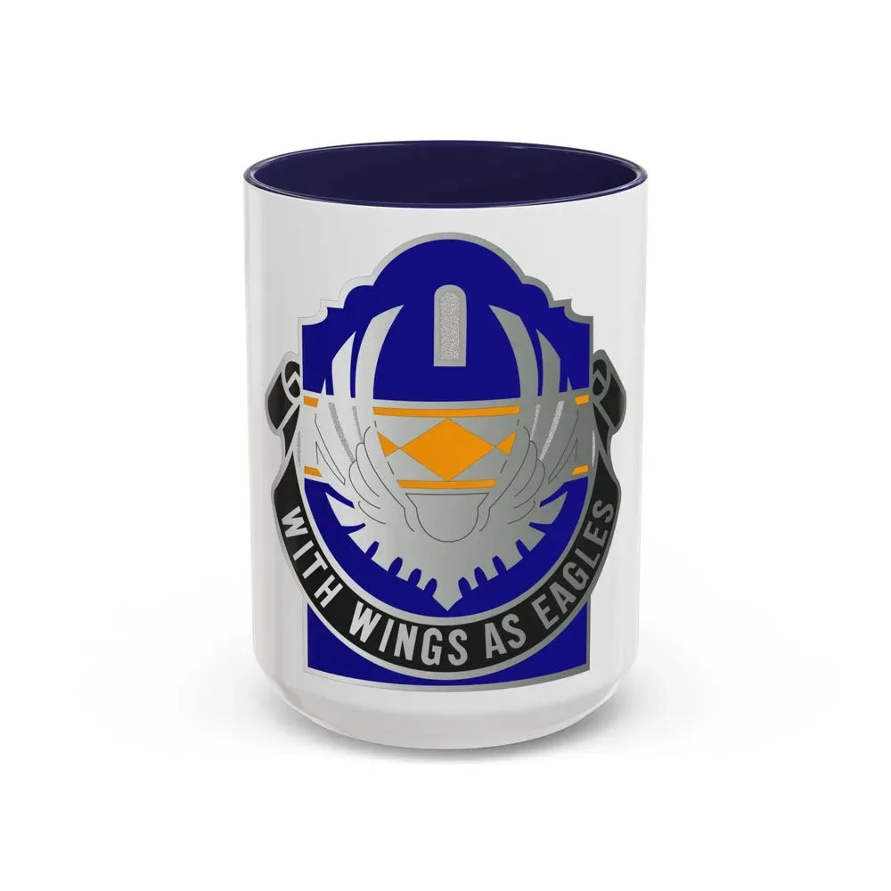 168 Aviation Group (U.S. Army) Accent Coffee Mug 15oz Navy - Go Mug Yourself