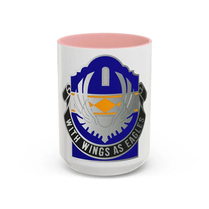 168 Aviation Group (U.S. Army) Accent Coffee Mug 15oz Pink - Go Mug Yourself