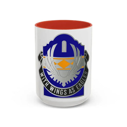 168 Aviation Group (U.S. Army) Accent Coffee Mug 15oz Red - Go Mug Yourself