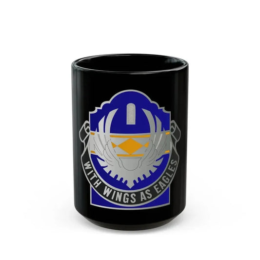 168 Aviation Group (U.S. Army) Black Coffee Mug 15oz - Go Mug Yourself