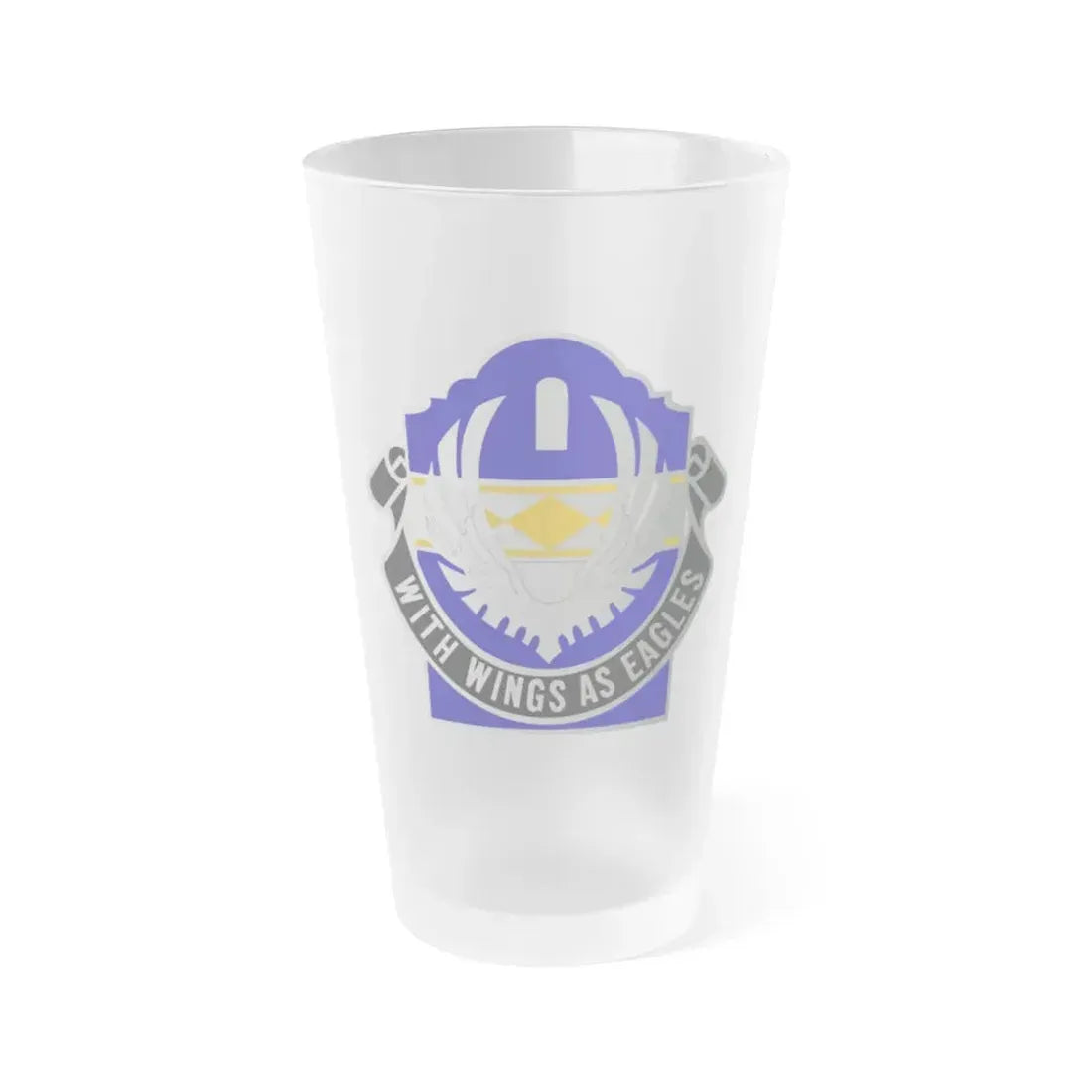 168 Aviation Group (U.S. Army) Frosted Pint Glass 16oz Default Title - Go Mug Yourself