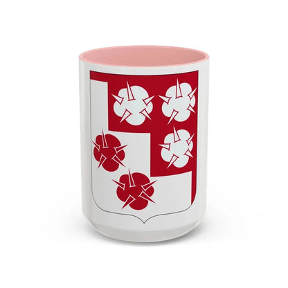 168 Engineer Battalion 2 (U.S. Army) Accent Coffee Mug 15oz Pink - Go Mug Yourself