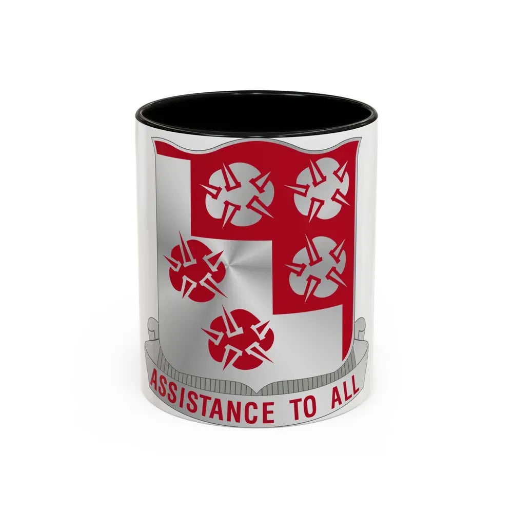 168 Engineer Battalion (U.S. Army) Accent Coffee Mug 11oz Black - Go Mug Yourself