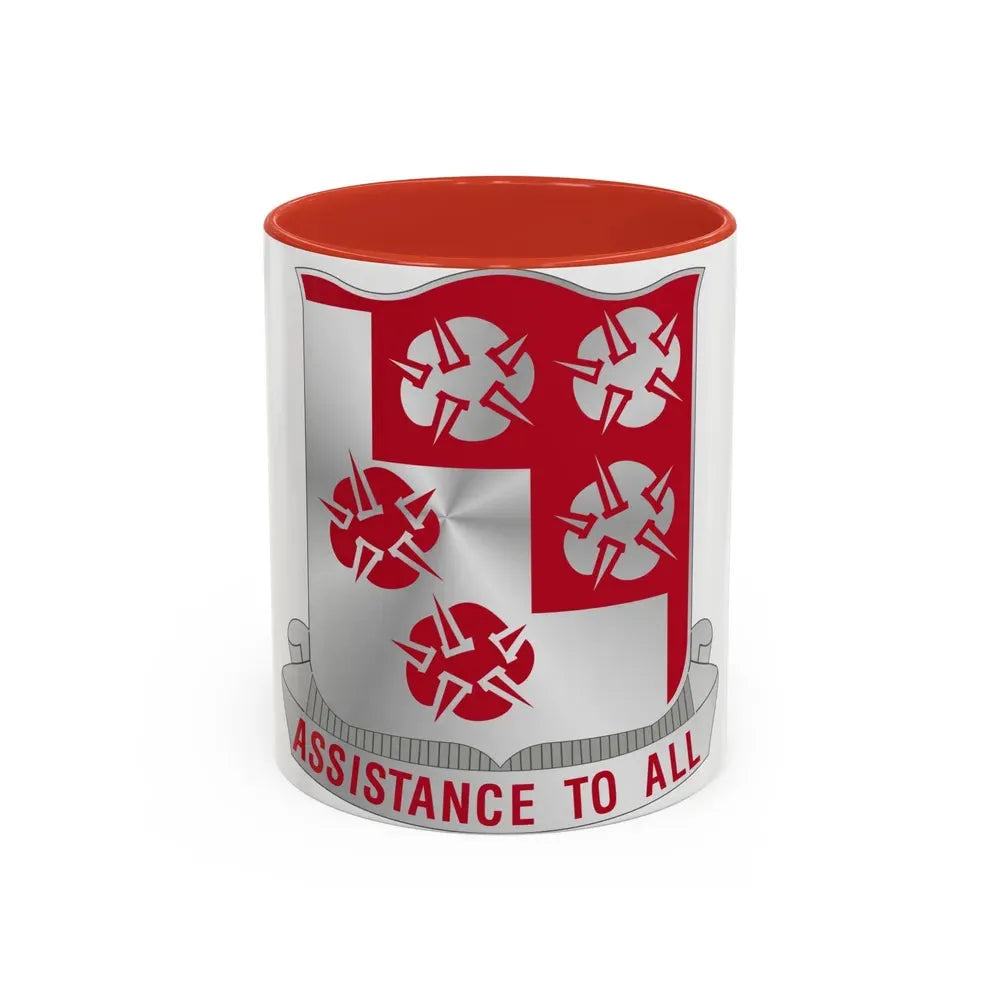 168 Engineer Battalion (U.S. Army) Accent Coffee Mug 11oz Red - Go Mug Yourself