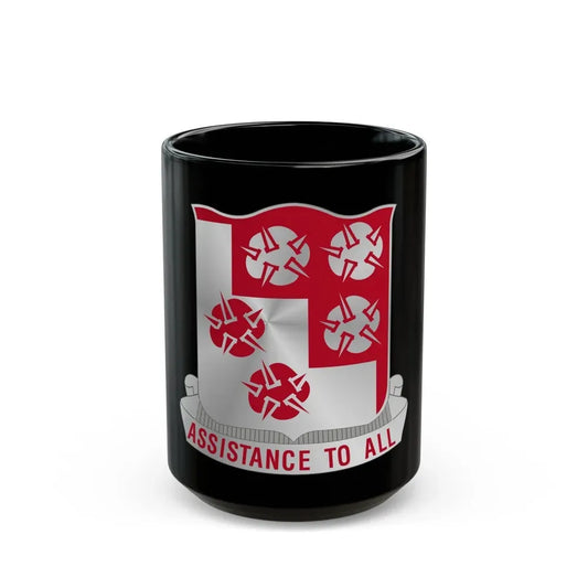 168 Engineer Battalion (U.S. Army) Black Coffee Mug 15oz - Go Mug Yourself