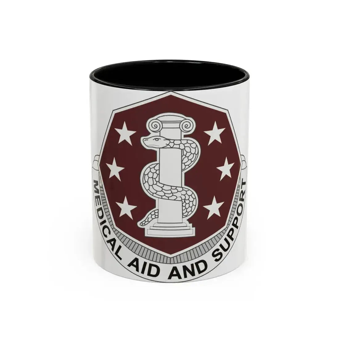 168 Medical Battalion (U.S. Army) Accent Coffee Mug 11oz Black - Go Mug Yourself