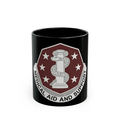 168 Medical Battalion (U.S. Army) Black Coffee Mug 11oz - Go Mug Yourself