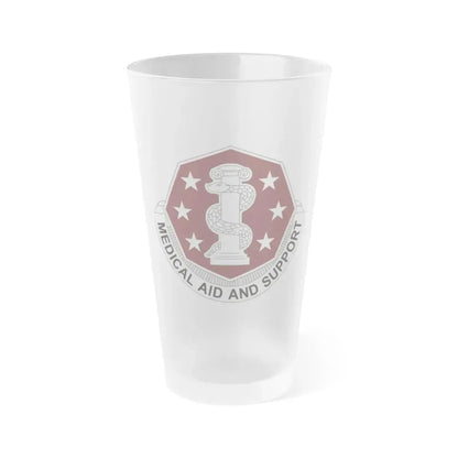 168 Medical Battalion (U.S. Army) Frosted Pint Glass 16oz Default Title - Go Mug Yourself