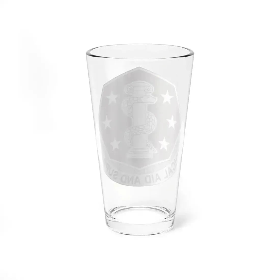 168 Medical Battalion (U.S. Army) Pint Glass 16oz - Go Mug Yourself