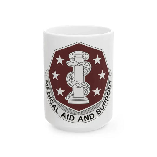 168 Medical Battalion (U.S. Army) White Coffee Mug 15oz - Go Mug Yourself