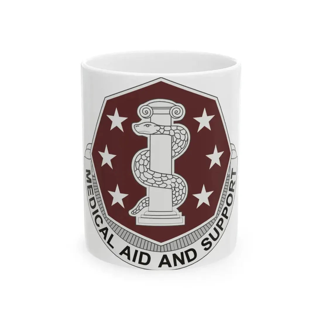 168 Medical Battalion (U.S. Army) White Coffee Mug - Go Mug Yourself