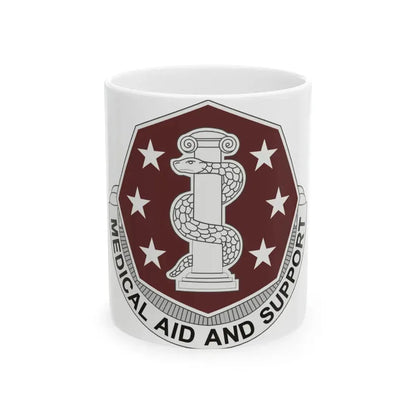 168 Medical Battalion (U.S. Army) White Coffee Mug - Go Mug Yourself