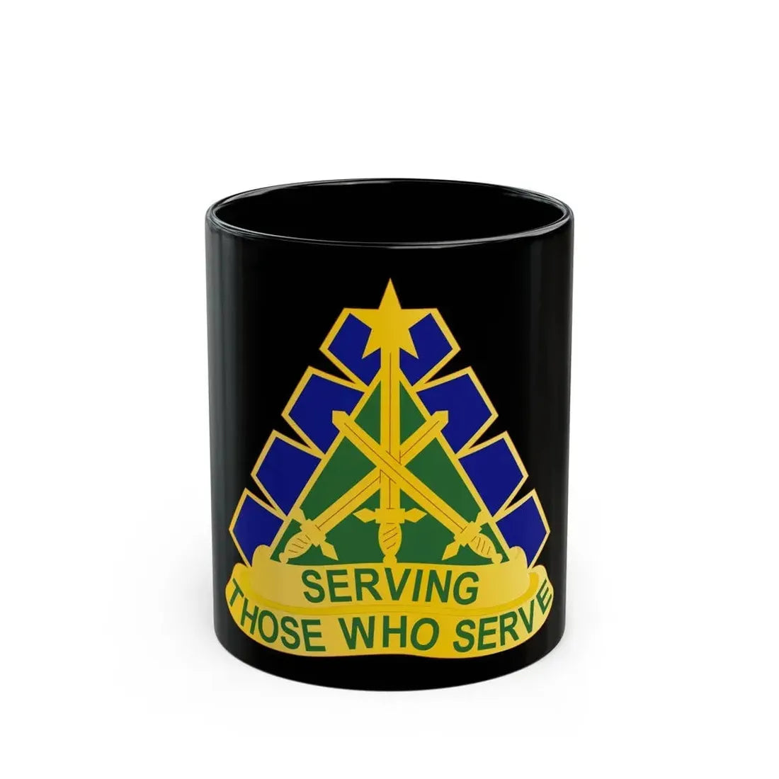 168 Military Police Battalion (U.S. Army) Black Coffee Mug 11oz - Go Mug Yourself