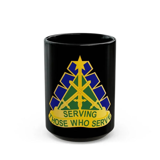 168 Military Police Battalion (U.S. Army) Black Coffee Mug 15oz - Go Mug Yourself