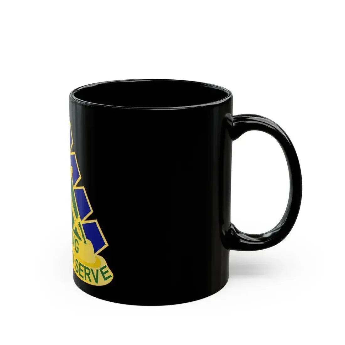 168 Military Police Battalion (U.S. Army) Black Coffee Mug - Go Mug Yourself