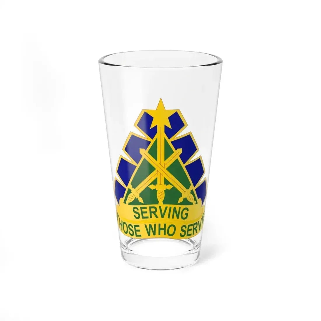 168 Military Police Battalion (U.S. Army) Pint Glass 16oz 16oz - Go Mug Yourself