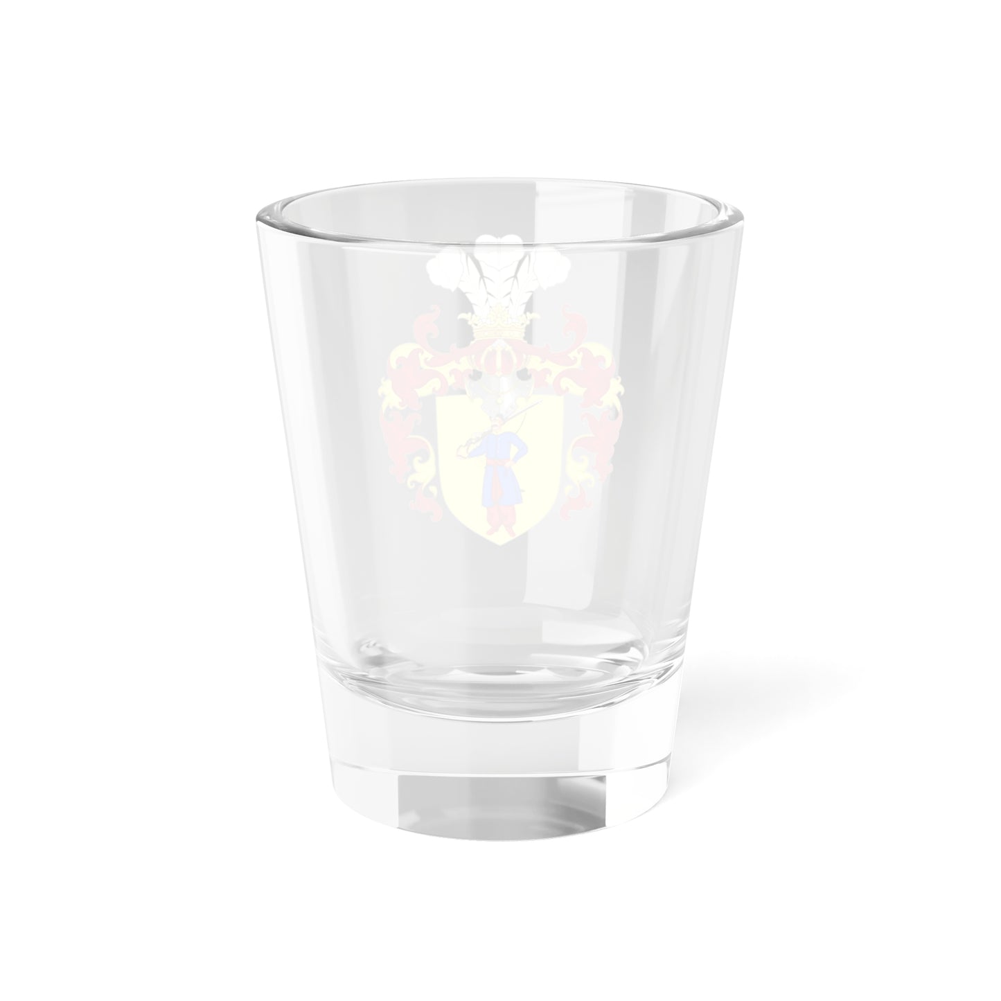 Coat of arms of Hetmanate with helmet (Ukraine) (Coat of Arms) Shot Glass 1.5oz