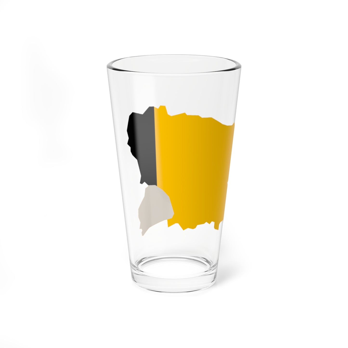 Flag map of Mohéli (Comoros) Pint Glass 16oz