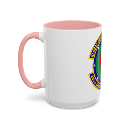 446 Aeromedical Staging Squadron AFRC (U.S. Air Force) Accent Coffee Mug