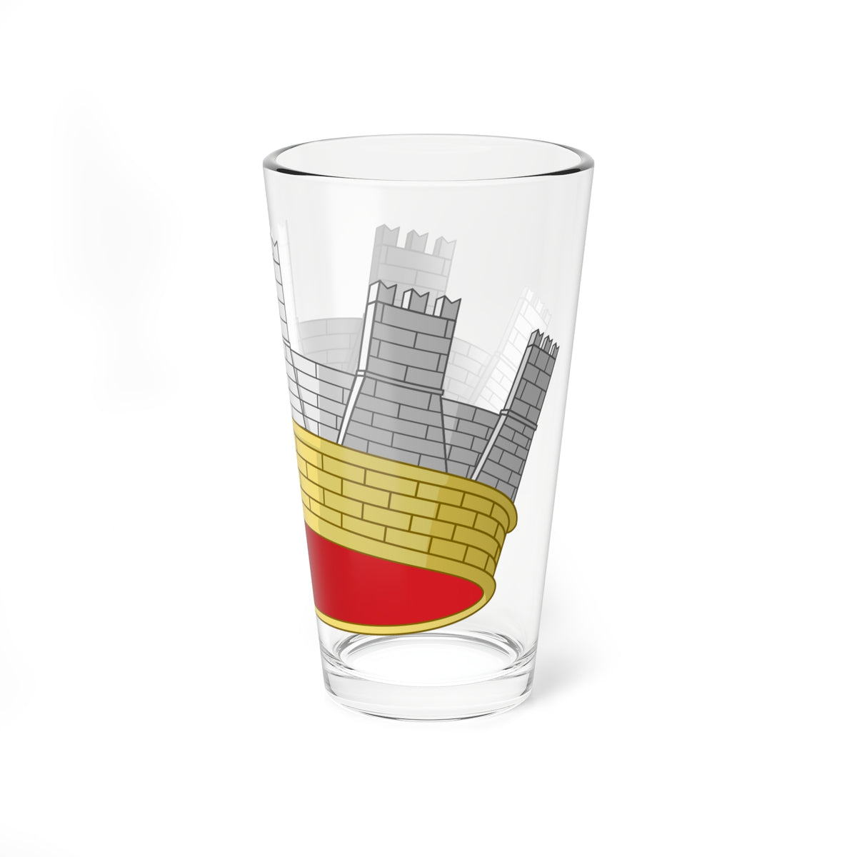 Regno dItalia Corona Comune terza classe (Italy) (Coat of Arms) Pint Glass 16oz