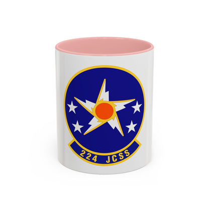 224th Joint Communications Support Squadron (U.S. Air Force) Accent Coffee Mug