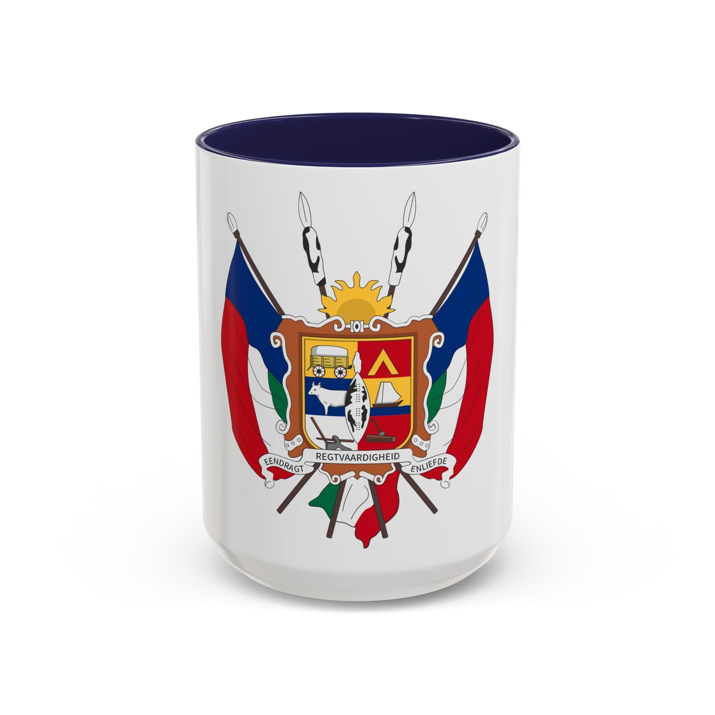 Coat of arms of the Nieuwe Republiek - Accent Coffee Mug