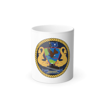 Commander Submarine Group Two (U.S. Navy) Color Changing Mug 11oz