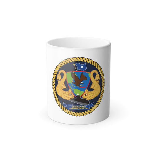 Commander Submarine Group Two (U.S. Navy) Color Changing Mug 11oz