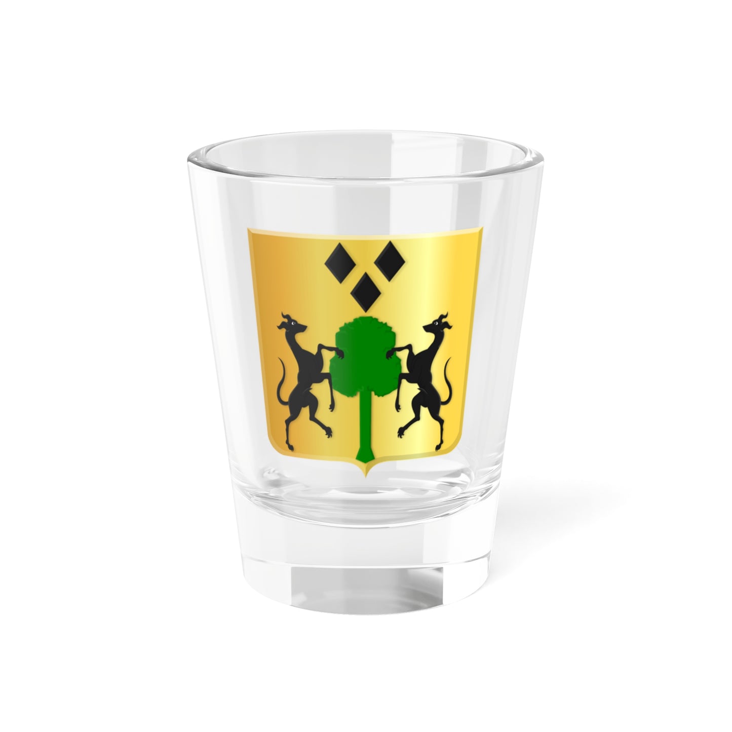 Heerjansdam wapen (Netherlands) (Coat of Arms) Shot Glass 1.5oz