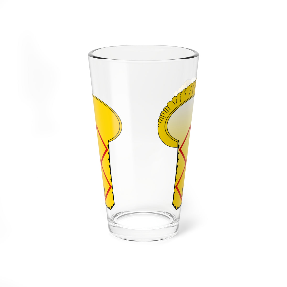 Epaulettes lieutenant seconde classe armee Napoleonienne (Military Rank) Pint Glass 16oz