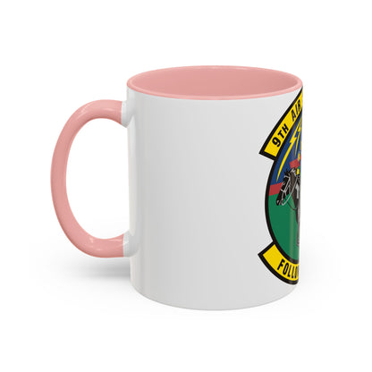 9th Air Support Operations Squadron (U.S. Air Force) Accent Coffee Mug